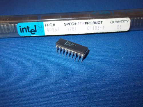 D1103-1 INTEL D1103 18-PIN CERDIP RAM RARE COLLECTIBLE VINTAGE New LAST ONES