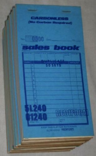 *CARBONLESS*Rediform*SALES Receipt BOOK*Duplicate Paper Books*NON CARBON*Copy*10