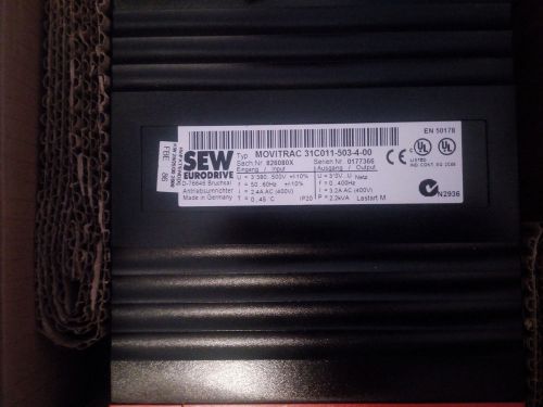 SEW EURODRIVE 31C011-503-4-00 MOVITRAC 31C 011-503-4-00 2,2 kVA