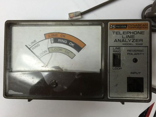 BK Precision Telephone Line Analyzer Model 1042