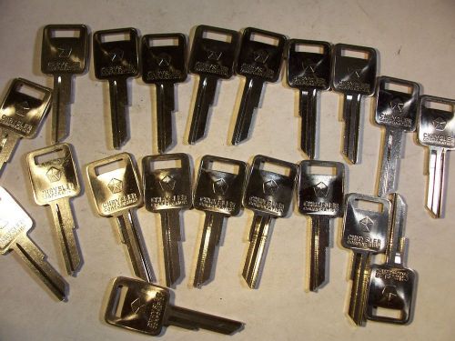 15  ORG  CHRYSLER    1975  #321074  KEY BLANK  UNCUT        LOCKSMITH