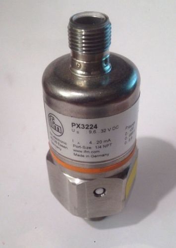 IFM PX3224 Transmitter, 0-100psi, 9.6-32VDC