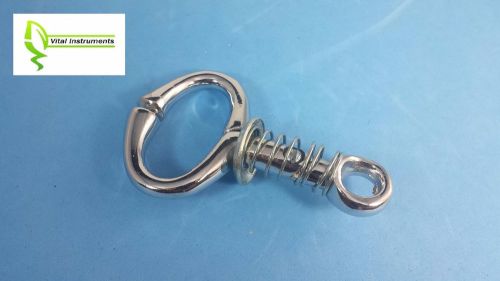 Bull cattle lead with holding spring 5&#034; nose ring 2 5/8&#034; opening veterinary farm for sale