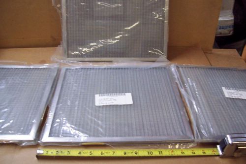 LOT OF 4, METAL FRAME AIR FILTERS, 14-1/8 X 13 X 7/16, NSN, 4130009816615,SCREEN