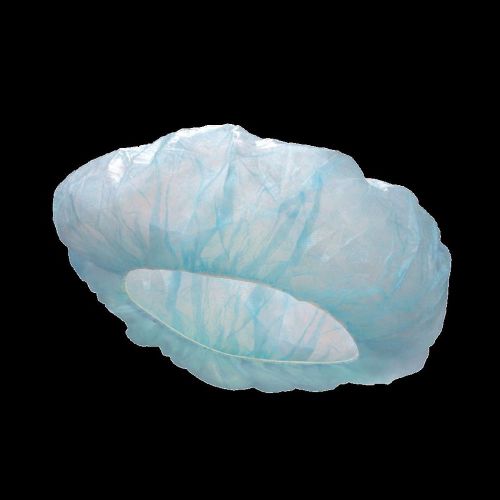 100 BOUFFANT CAPS - NON-STERILE - 100/BOX - BLUE 24&#039;&#039; - Dental