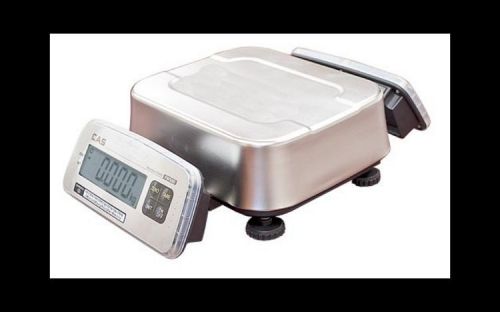 CAS FW500 Washdown Portion Scale CR-30, 0-15 x 0.005/15-30 x .01 lb Dual Display