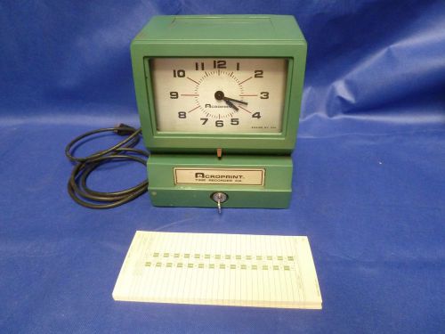 Acroprint Time Recorder / Clock Model 150NR4 Time Clock 100% Working W/ key