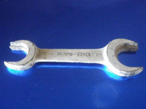 KONDU-23WX - 1/2&#034; x 3/4&#034; Open End Conduit Wrench - Forged Steel - FREE SHIPPING