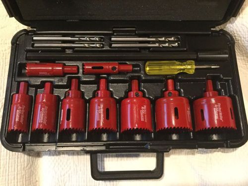 Morse ta01 hole saw kit, 15 pc for sale