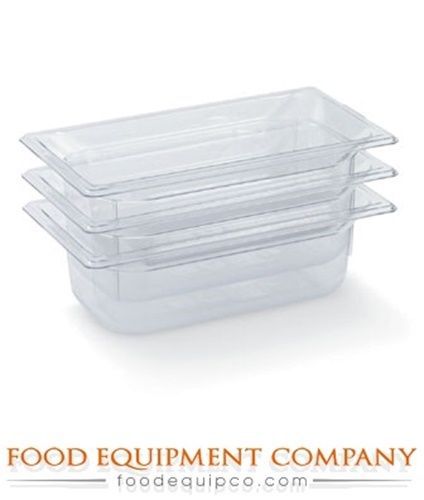 Vollrath 8036410 Super Pan® Plastic Pans Low Temperature Clear  - Case of 6