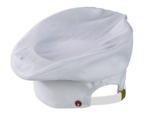 Chef Works TOCV-WHT-0 Cool Vent Toque Hat, White