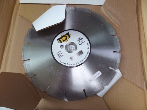 TEXAS DIAMOND TOOL 12 DIAMOND BLADE