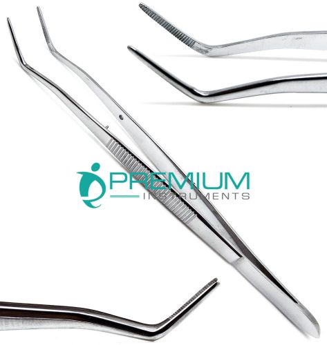 Dental foil/meriam serrated beak tweezer 16cm dressing surgical cotton forceps for sale