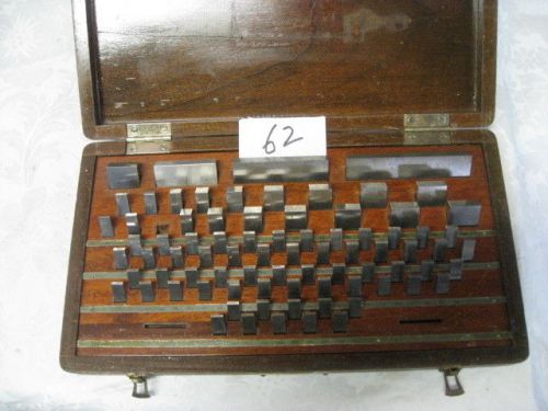 FONDA GAUGE BLOCK SET (stock#62) BLOW OUT SALE PRICE REDUCED !!!