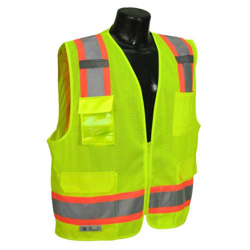 RADIANS SV6-2ZGM SAFETY VEST - ANSI Two Tone Surveyor Class 2 Safety Mesh Vest