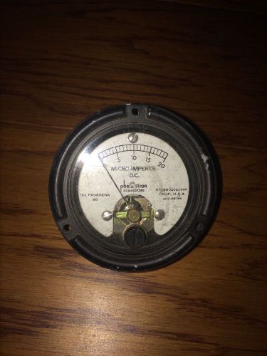 Vintage Gauge Meter Steampunk Tested Works Rare Unique