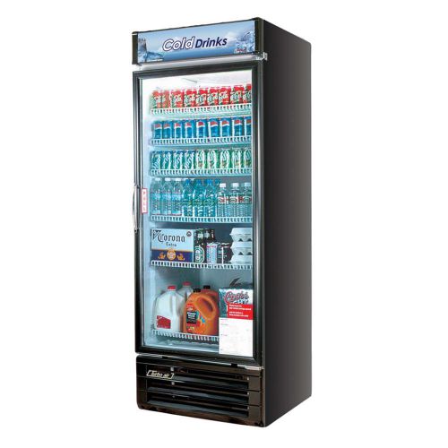 Turbo Air TGM-22RVB, Black 29-inch Single Glass Door Merchandising Refrigerator