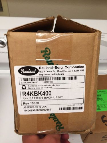 Rauland-Borg R4KBK400 R4K Battery Back-Up Kit Open Box New