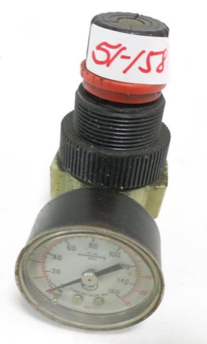 Norgren 400psig pressure regulator w/ gauge r07-100-rgka for sale