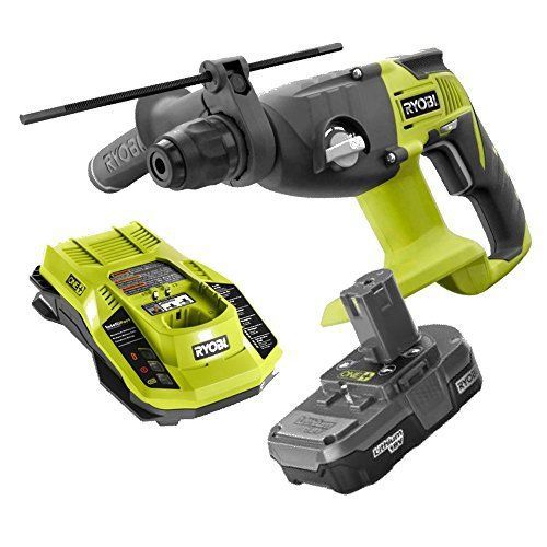 Ryobi rotary hammer drill kit 18v drill driver demolition cordless lightweight for sale