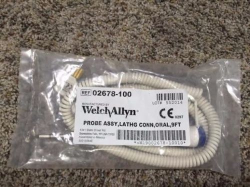 WELCH ALLYN PROBE 9FT ORAL FOR SURETEMP 678/679 THERM #02678-100