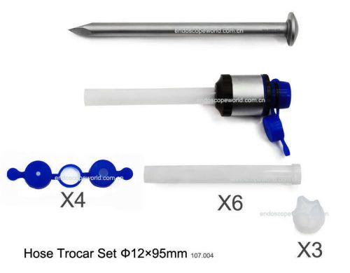New hose trocar &amp; cannula set Ф12x95mm laparoscopic for sale