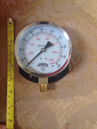 Winters Industrial Test Gauge 73551 Kpa Psi PEM Series