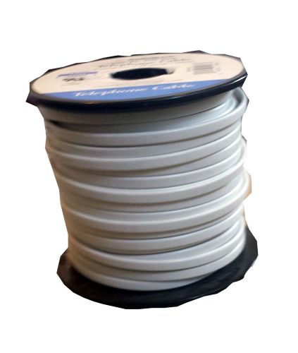 RadioShack 100-Foot White Telephone Wire 26 Gauge 4-Conductor 278-367 Open Pkg.