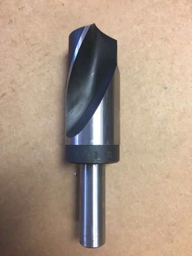 Reduced shank drill bit 1-5/8&#034; x 3/4&#034; shank 6.5&#034; overall silver and deming hss for sale