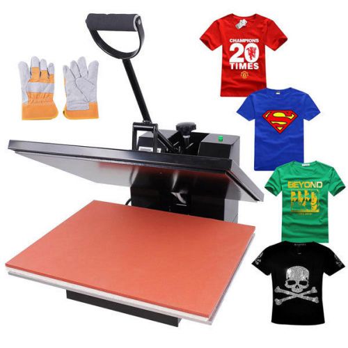 16x20 T-Shirt Heat Press Transfer Sublimation Machine Black 327