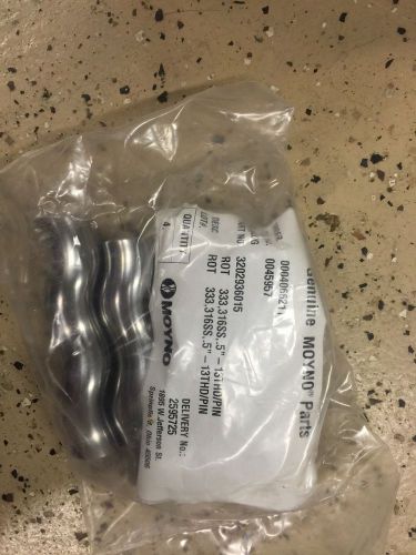 NEW MOYNO 3202036015 PUMP ROTOR 316SS 5&#034; 13THD/PIN