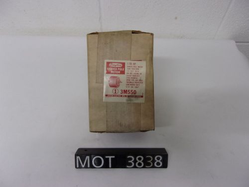 New dayton .030 hp 3m550 single phase shaded pole motor (mot3838) for sale