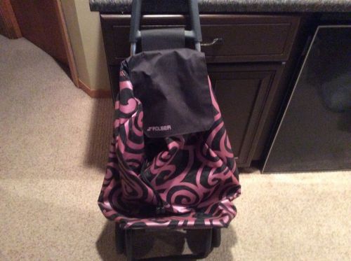 Rolser Joy Jet Wheeled Trolley Shopping Bag Purple Black Thermo  Cooler