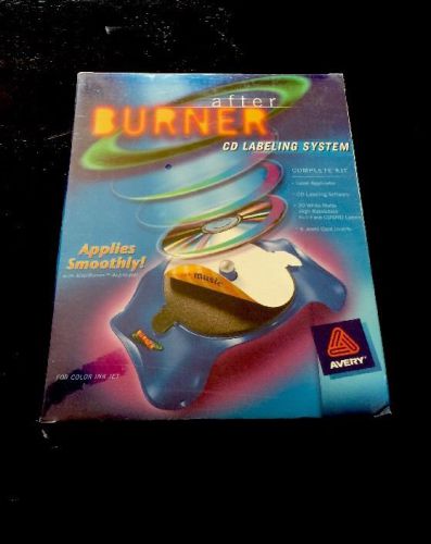 Avery After Burner CD/DVD Labeling System Complete Kit FACTORY SEALED NEW