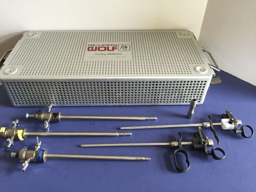 Richard wolf resection/ablation instruments w/tray  8654.223, 8656.193, 8656.194 for sale