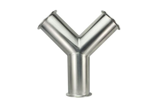 Sanitary Stainless Steel 316L 4&#034; Clamp True Y Tubing Fittings