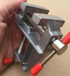 Mini Vise Aluminum Bench Swivel Clamp On Bench Miniature Vises Jewelers Hobby