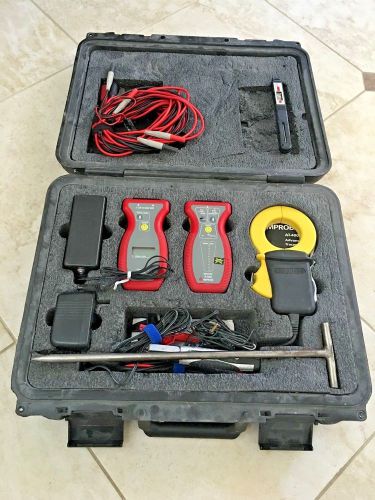 Amprobe t-4000 r-4000 wire tracer advanced set w/clampon, case, other tools more for sale