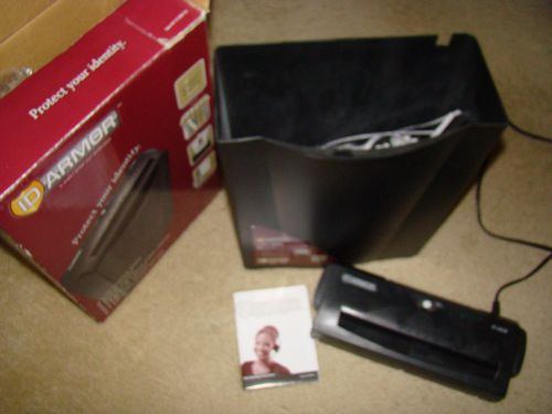 Armor 6 sheet shredder in its original box