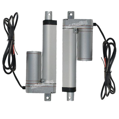 Set of 2 4&#034; 330lbs 150KG Load Linear Actuators 12V DC Motor for Electric Medical