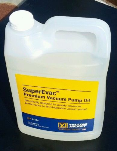 New yellow jacket superevac vacuum pump oil, 1 gallon 93194 for sale