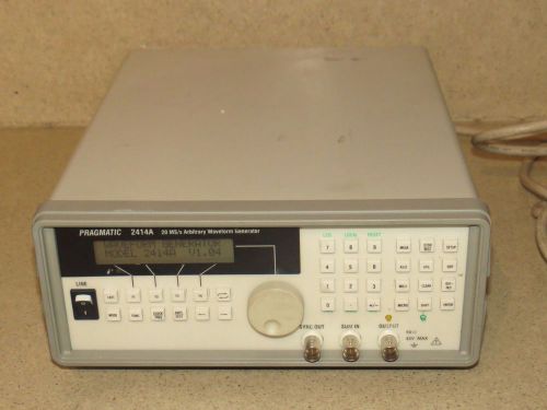 PRAGMATIC 2414A 20 MS/S ARBITRARY WAVEFORM GENERATOR