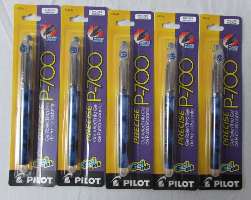 Pilot Precise P-700 Gel ink .7mm blue ink pens 23 packs