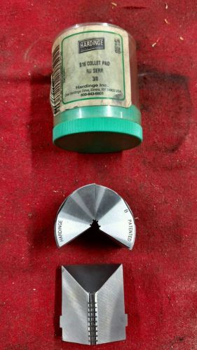 Hardinge S16 3/8 Collet Pad Round RD Serrated Serr 8538 8015 USA