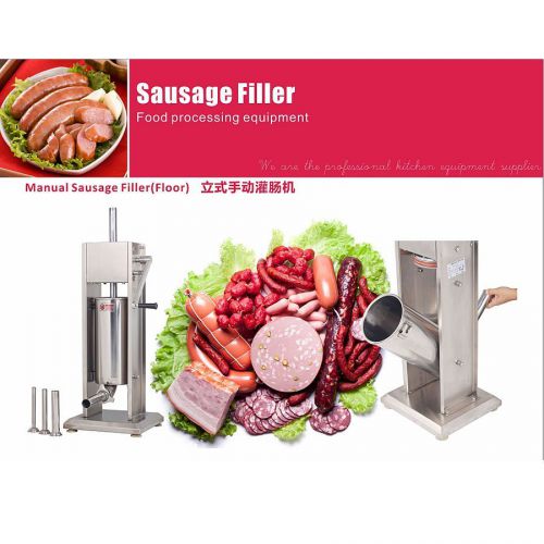 3l 5l 7l sausage stuffer filler meat maker machine stainless steel dual speed for sale