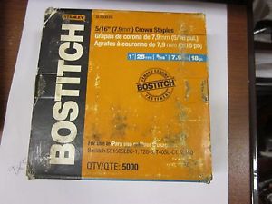 Bostitch SL50351G 1&#039;&#039; 18 Gauge 5/16&#039;&#039;Crown Staples 5000QTY