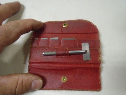 MACHINIST TOOLS LATHE MILL Machinist Starrett Small Ruler Rule Set In Case