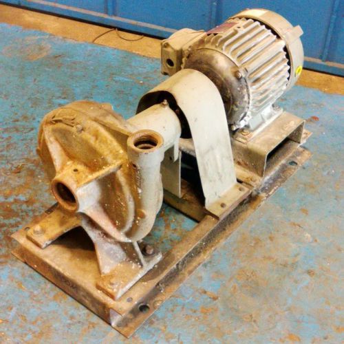 BELL &amp; GOSSETT 1510 PUMP 1 1/2BB-8 7/8-BF W/ WESTINGHOUSE 5HP MOTOR 1636827G18