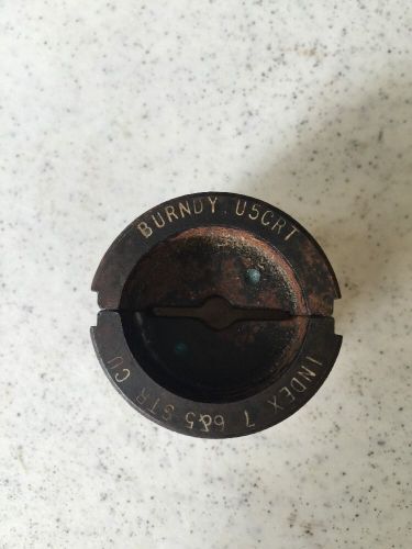 Burndy U5CRT Compression Die, used