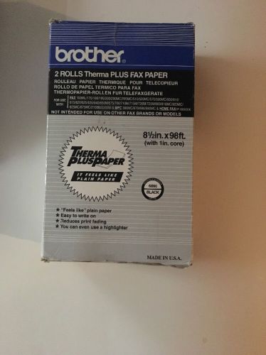 Brother Therma Plus Fax Thermal Paper 8 1/2&#034; x 98 ft  #6890 Black